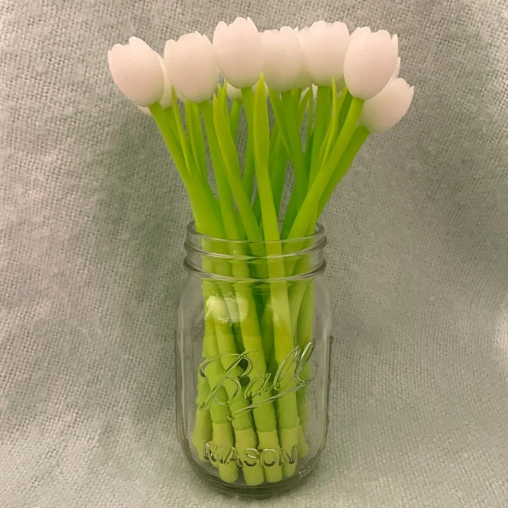 Multicolor Set-of-Three Color Changing Tulip Pens NEW Bundle Gift Present Flower